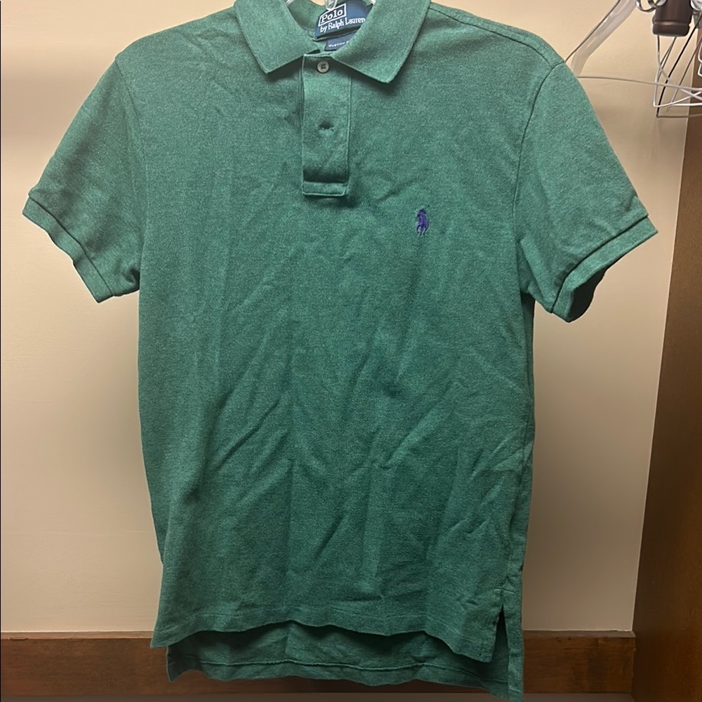 Polo by Ralph Lauren Green Polo Shirt Classic Design